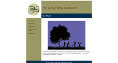 Desktop Screenshot of banksfamilyfoundation.org