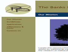 Tablet Screenshot of banksfamilyfoundation.org